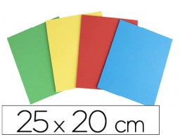 4 planchas caucho Liderpapel 25x20cm. colores surtidos